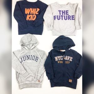 Boy’s Blue and Gray Sweatshirt Capsule Collection